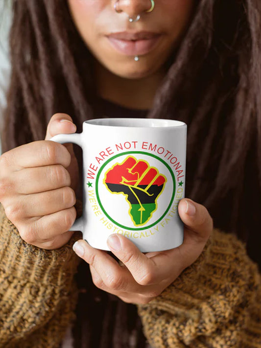 We Are Not Emotional Mug