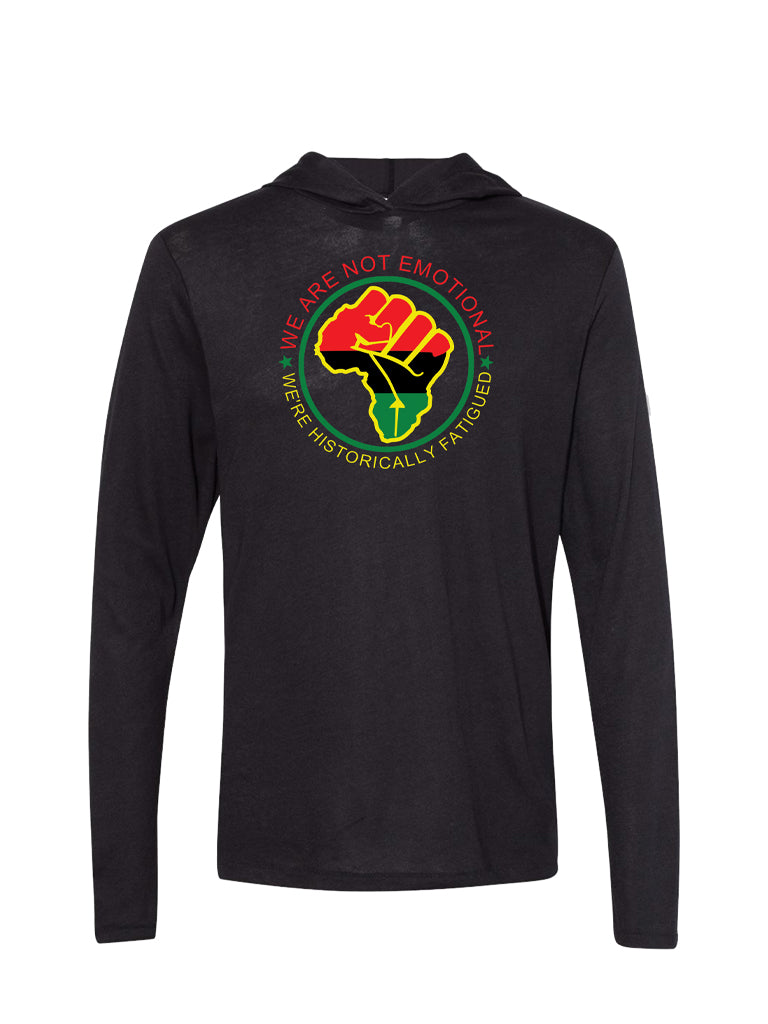 We Are Not Emotional: Vintage Jersey Keeper Hooded Pullover