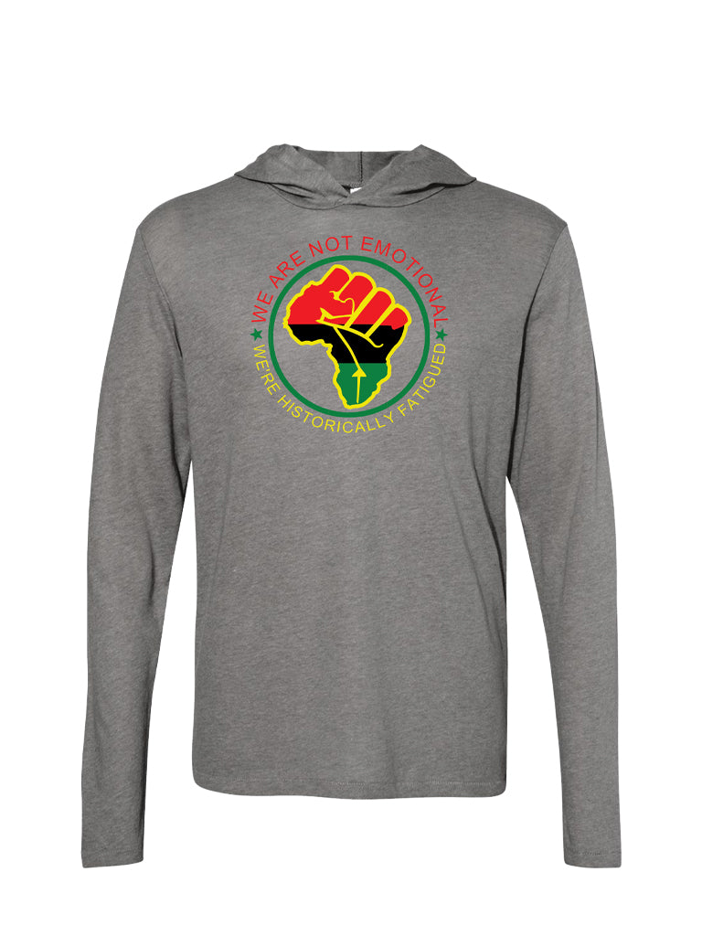 We Are Not Emotional: Vintage Jersey Keeper Hooded Pullover