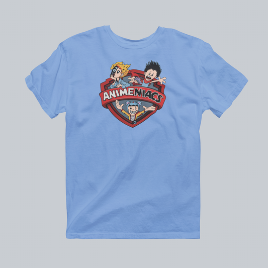 AniMENiacs: Wired, Wild & Wicked Premium Graphic Tee in carolina blue