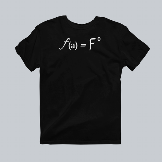 Calculated Risks Premium Graphic Tee in black / white design