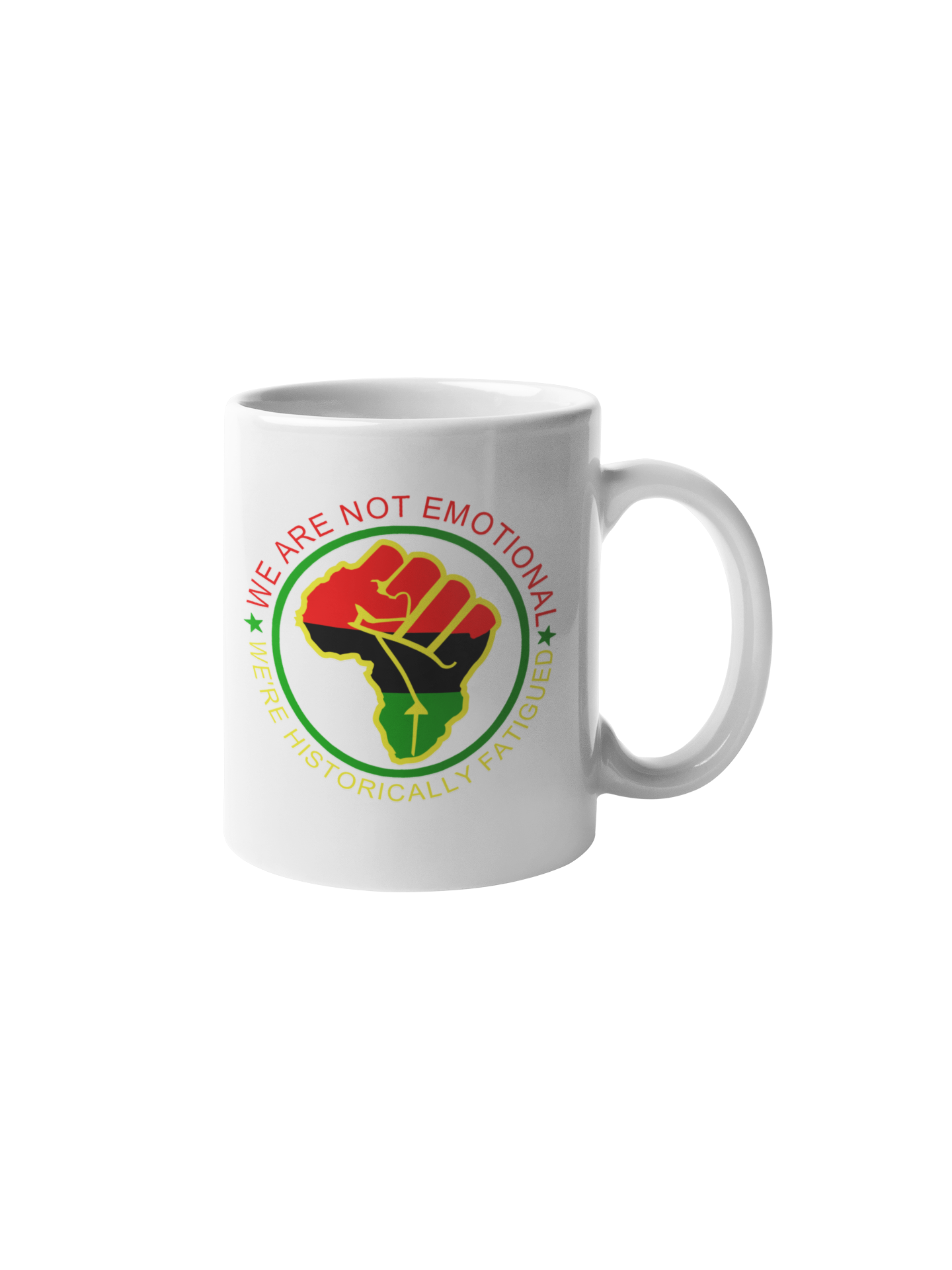 We Are Not Emotional Mug