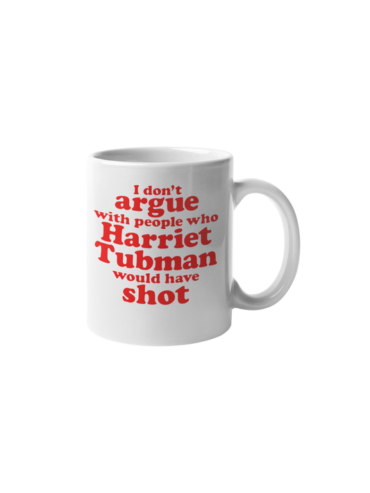 I Don't Argue 15-ounce ceramic statement mug by Chozen Solutions