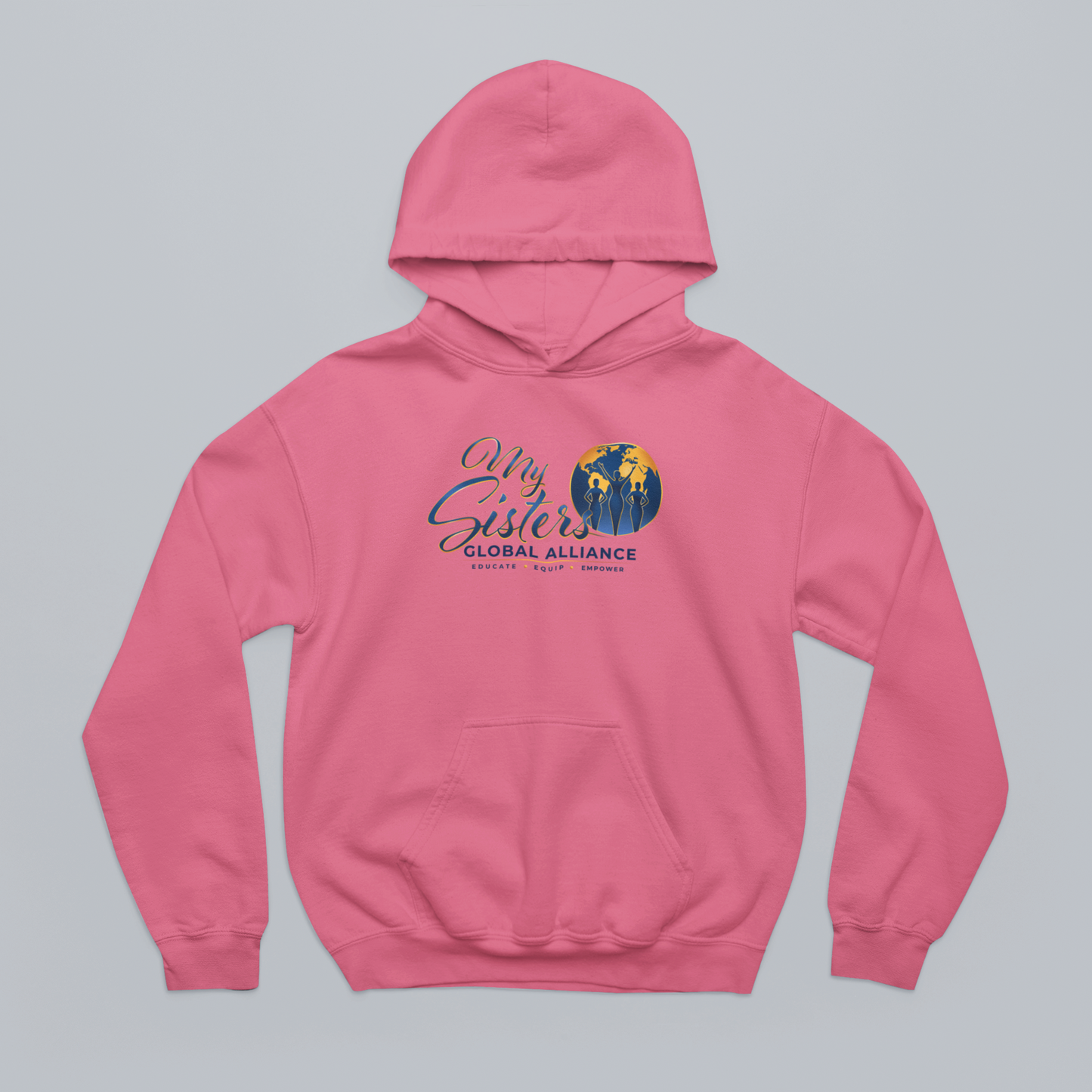 MySGA Breast Cancer Awareness Premium Hoodie in Safety Pink