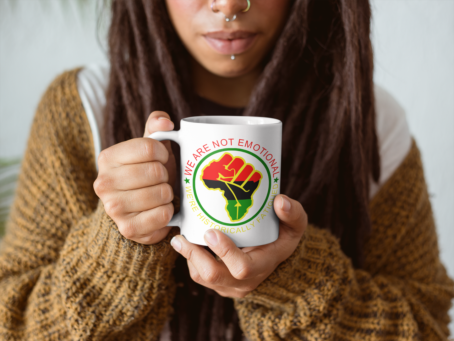 We Are Not Emotional Mug