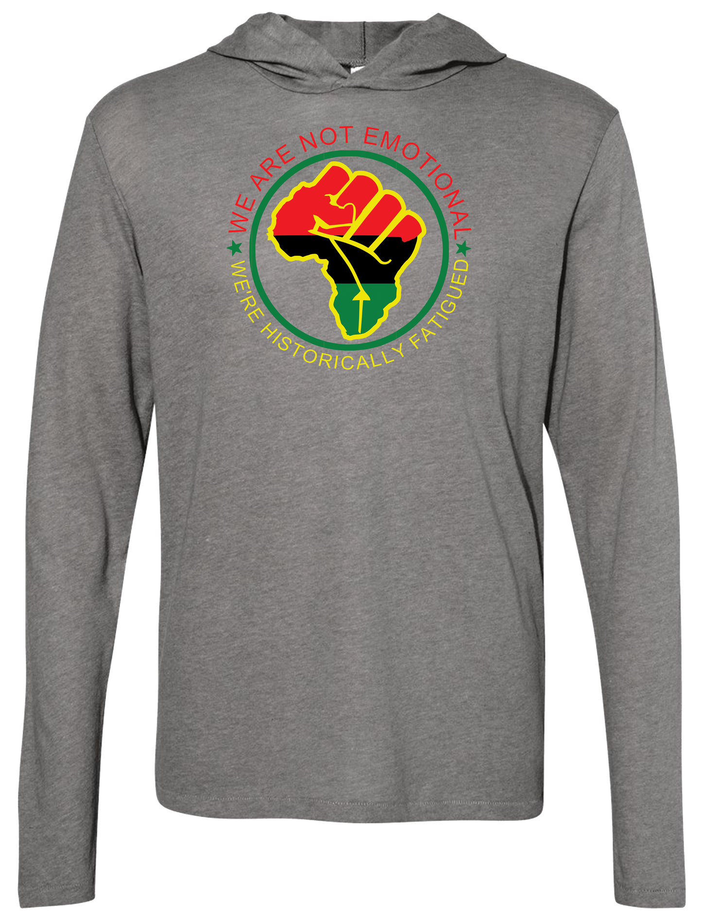 We Are Not Emotional: Vintage Jersey Keeper Hooded Pullover