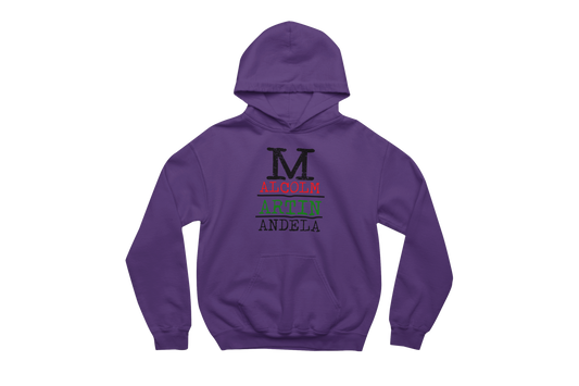 MALCOLM MARTIN MANDELA Legacy Hoodie: A Tribute to Black Leadership