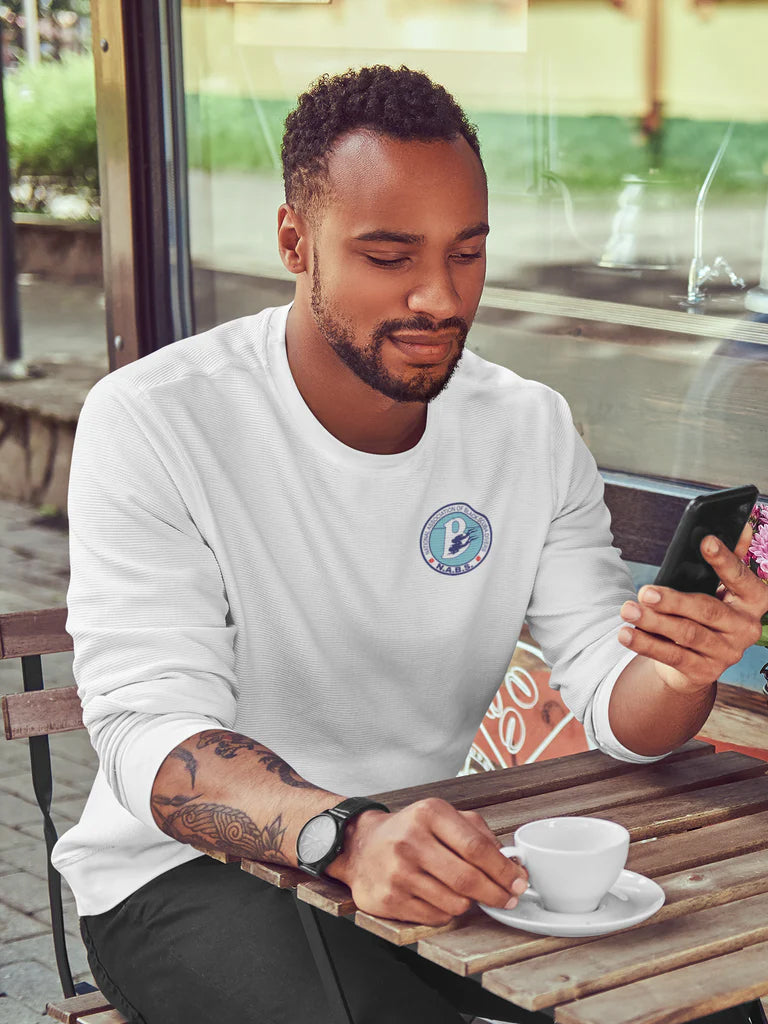 N.A.B.S. Patched Long Sleeve Logo Tees   *PRE-ORDER ONLY*