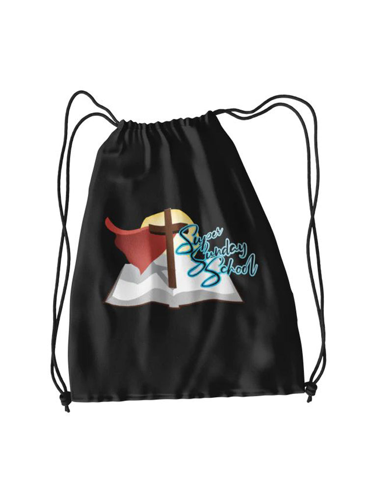 Super Sunday School Drawstring Backpack