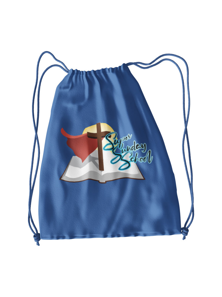 Super Sunday School Drawstring Backpack