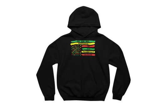 "We Are Not Emotional, We Are Historically Fatigued" Premium Hoodie (Juneteenth Flag Edition)
