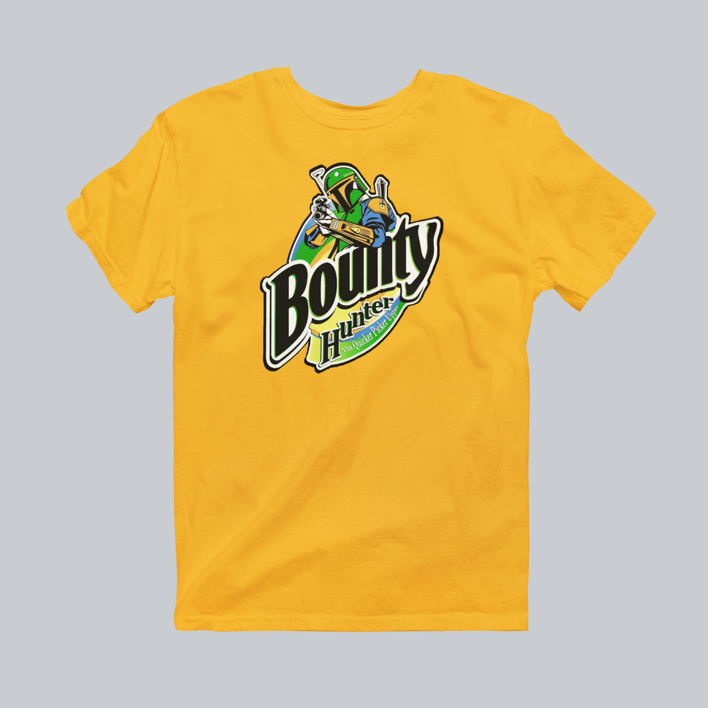 Bounty Hunter Premium Graphic Tee in gold