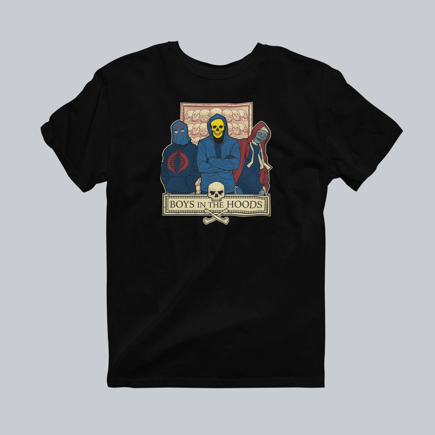 Boys in the Hoods Premium Graphic Tee in black