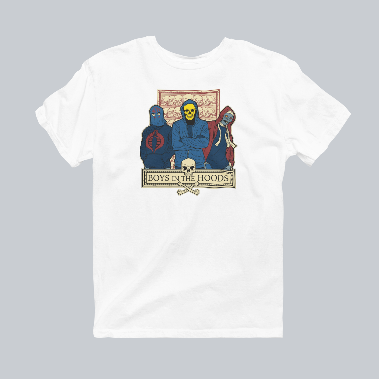 Boys in the Hoods Premium Graphic Tee in white