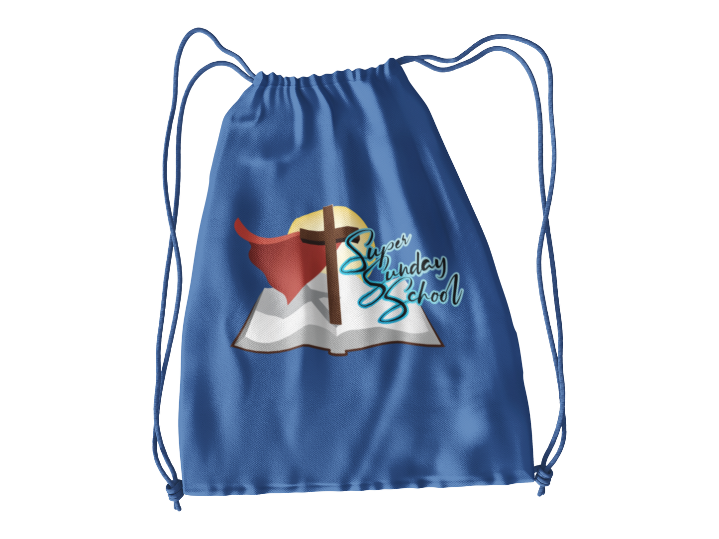 Super Sunday School Drawstring Backpack