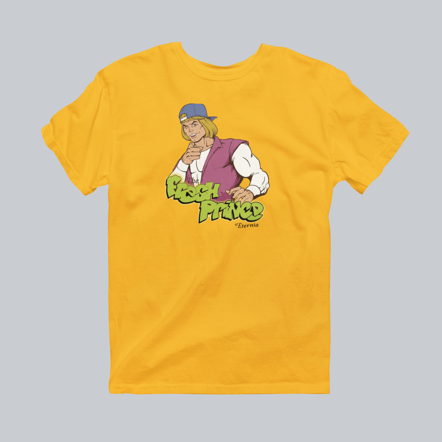 Fresh Prince Premium Graphic Tee in gold