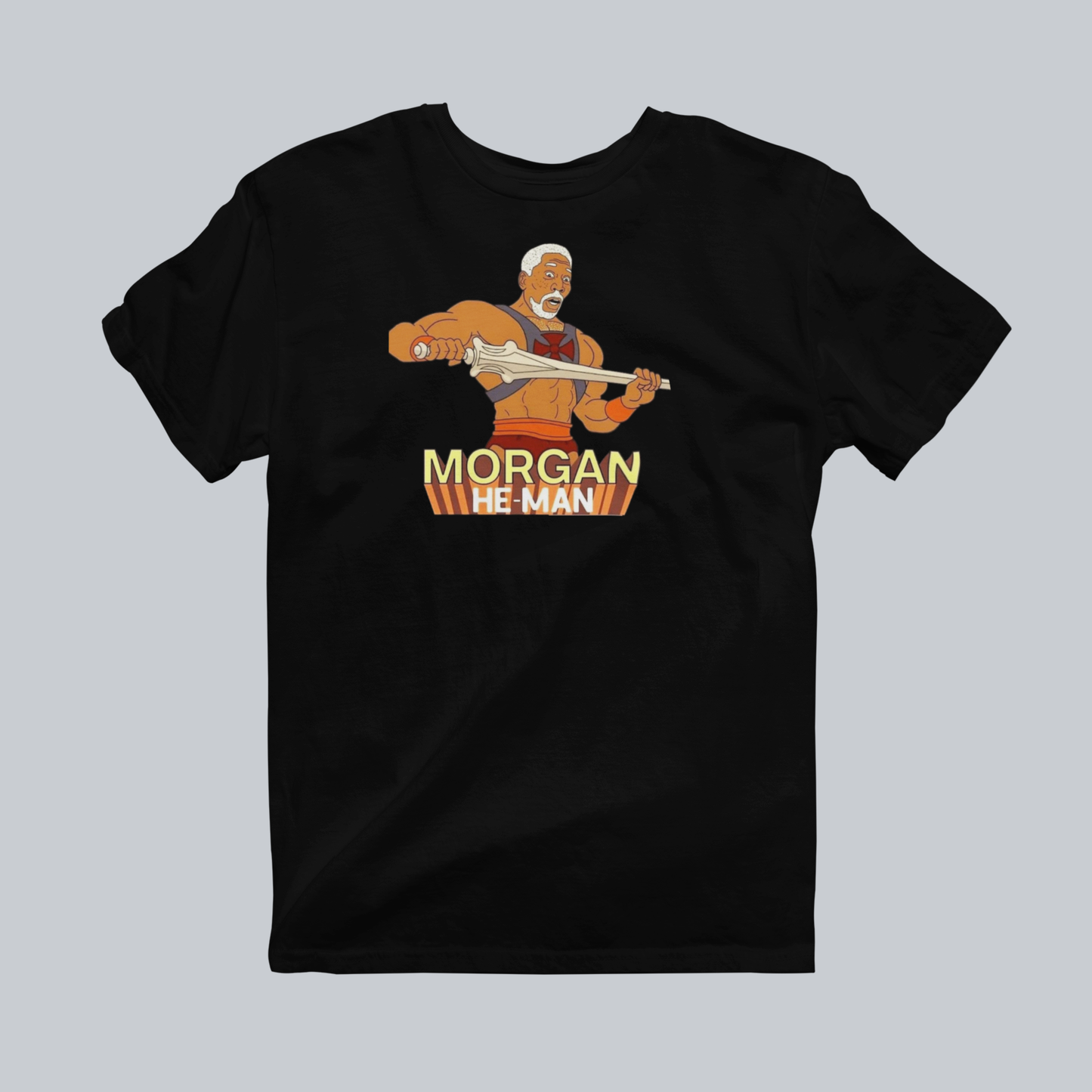Morgan He-Man Premium Graphic Tee in black