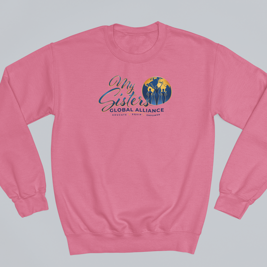 MySGA Breast Cancer Awareness Premium Crewneck in Safety Pink