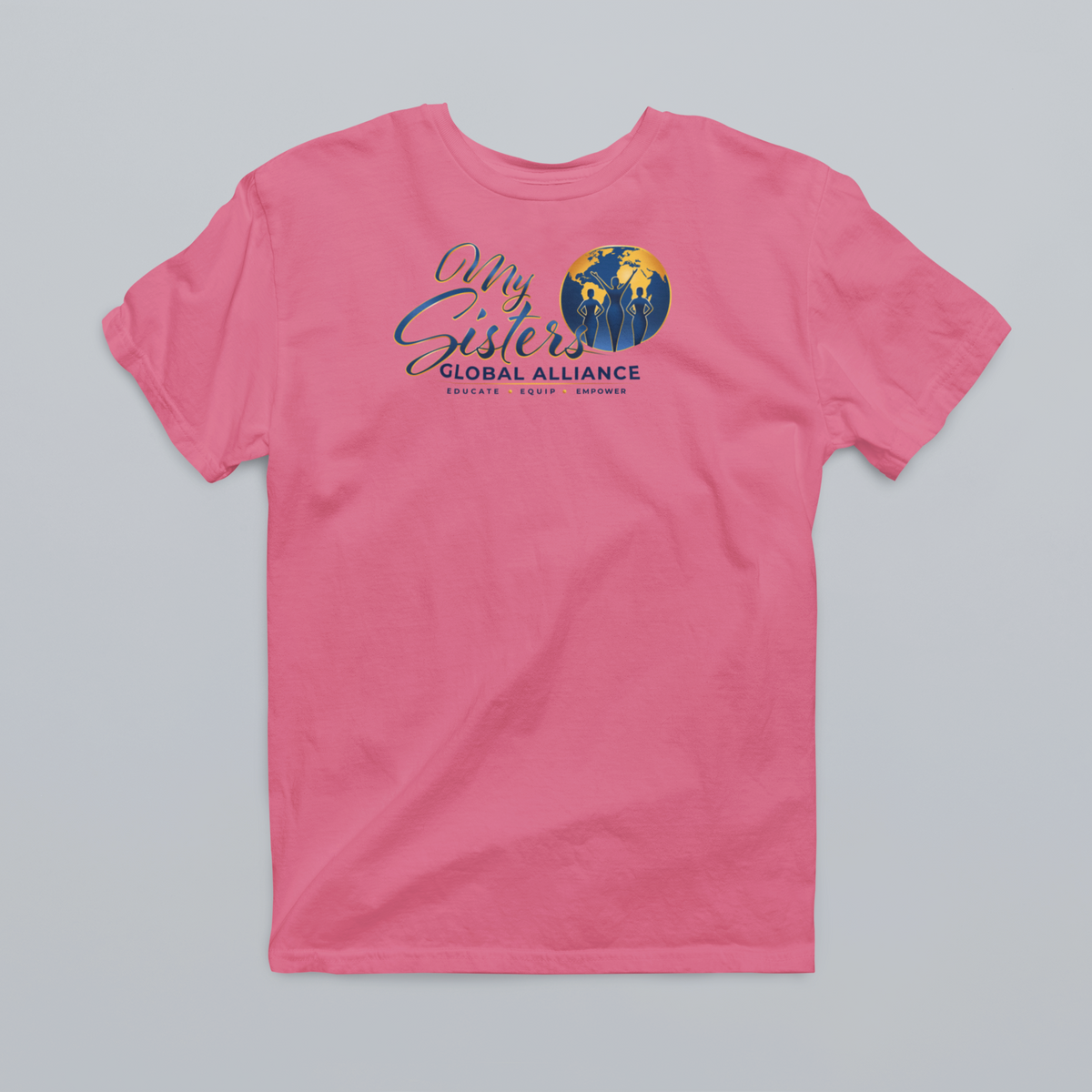 MySGA Breast Cancer Awareness Premium Tee in Safety Pink