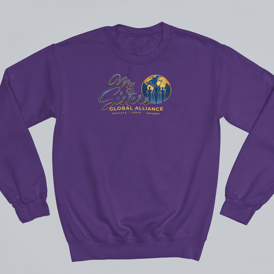 MySGA Domestic Violence Awareness Premium Crewneck in Purple