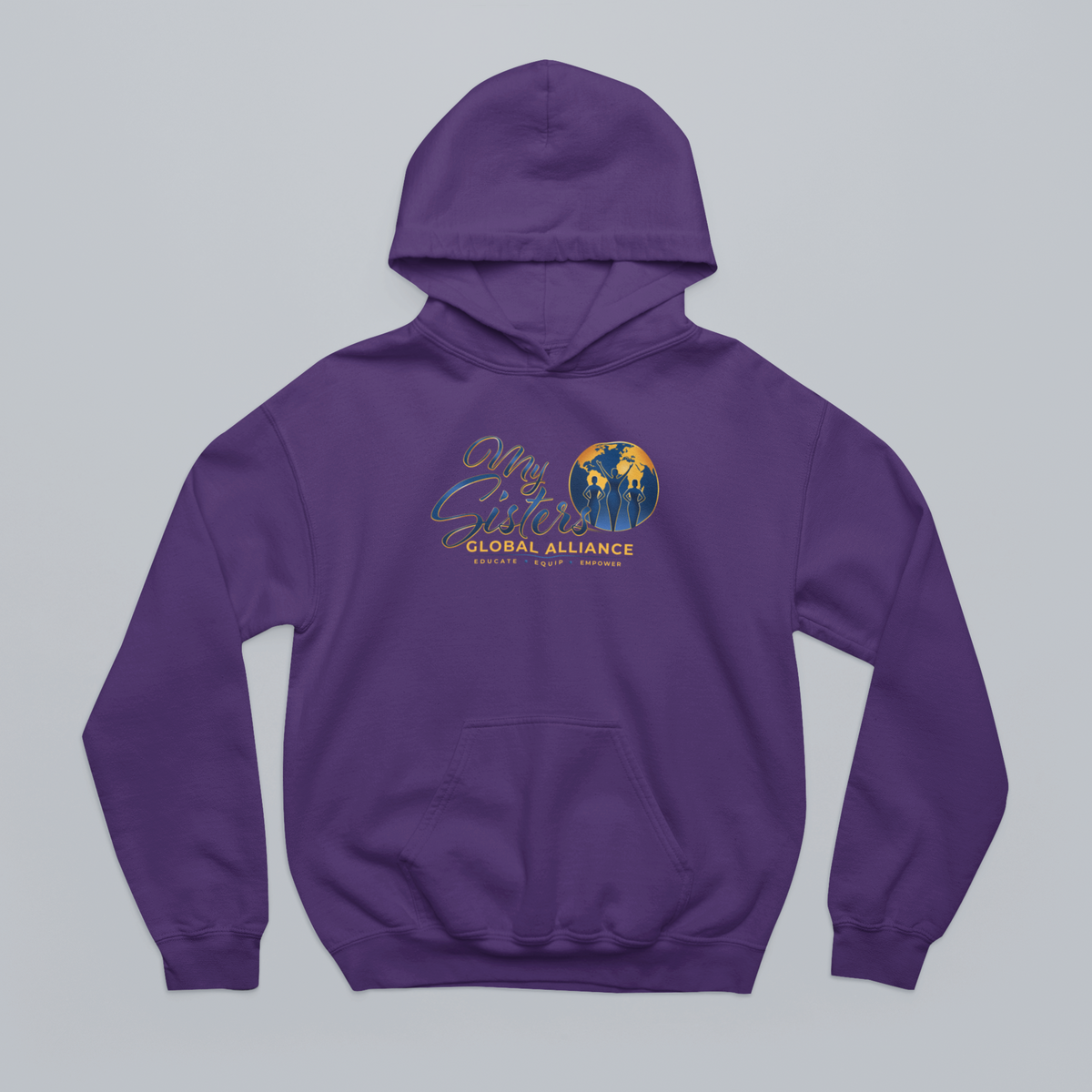 MySGA Domestic Violence Awareness Premium Hoodie in Purple