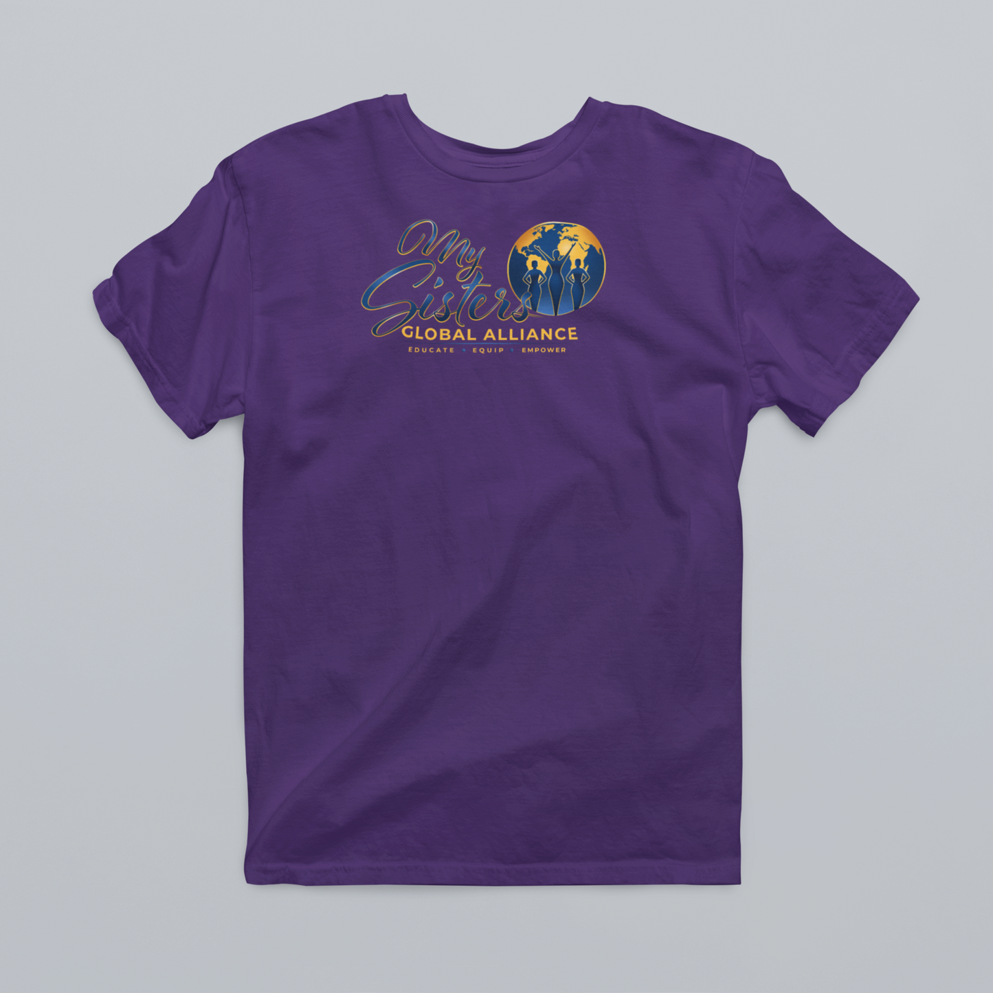 MySGA Domestic Violence Awareness Premium Tee in Purple