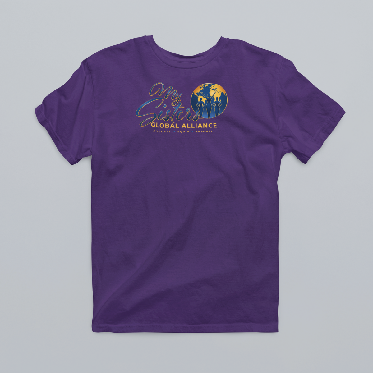 MySGA Domestic Violence Awareness Premium Tee in Purple