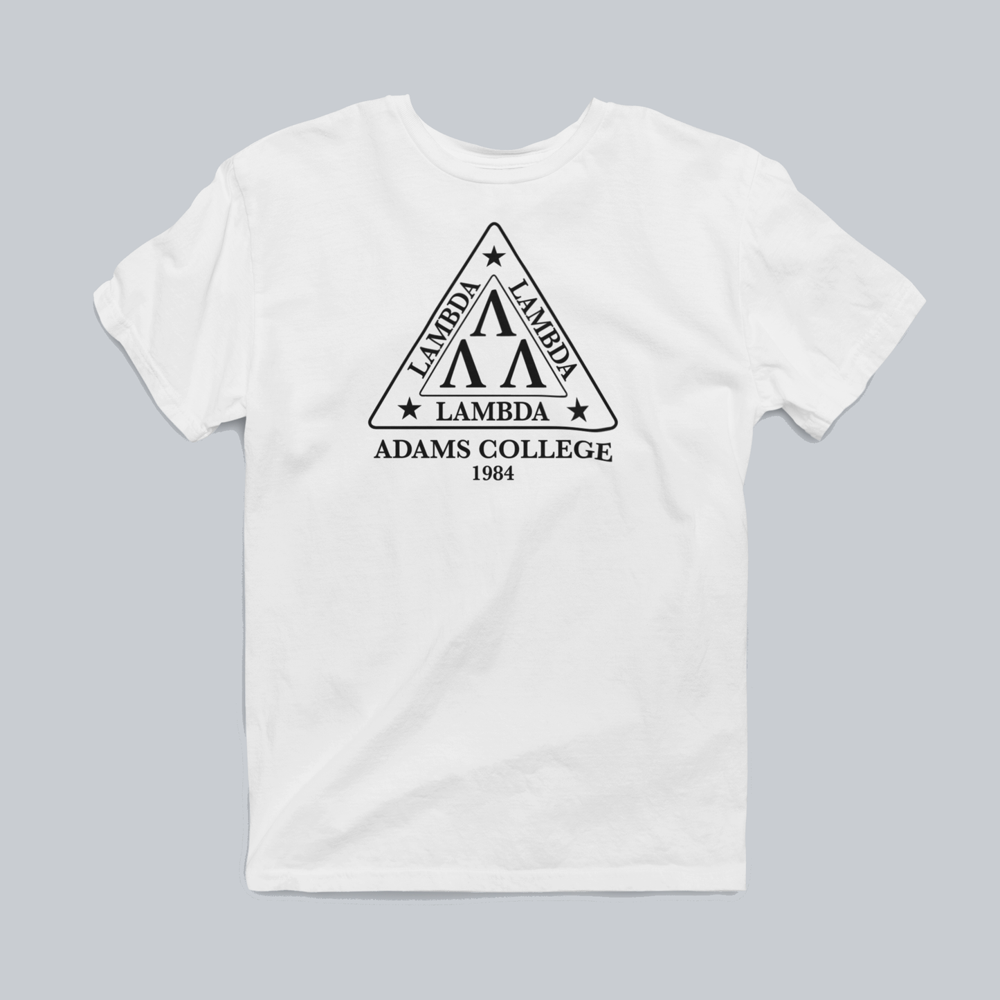 Tri-Lamb Premium Graphic Tee in white / black design